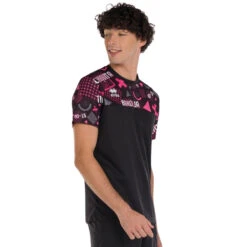 Maillot Errea Manolo -Decontracte Mode Boutuique errea gm2j0c02550 noir rose 2