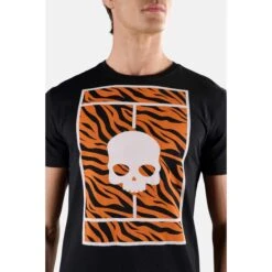 T-shirt Hydrogen Court Cotton -Decontracte Mode Boutuique hydrogen t00720 g68 black orange tiger 2