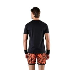 T-shirt Hydrogen Court Cotton -Decontracte Mode Boutuique hydrogen t00720 g68 black orange tiger 4