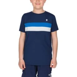 T-shirt Enfant K-Swiss Core Team Stripe Crew