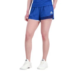 Short N°2 Femme Le Coq Sportif Pro -Decontracte Mode Boutuique le coq sportif 2410526 lapis blue n o w 1