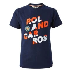 T-shirt Enfant Roland Garros -Decontracte Mode Boutuique roland garros rg22025 marine 1
